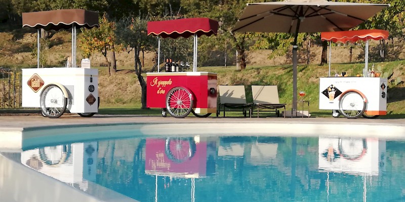 Scopri i nuovi carrettini dedicati a gelato, vino e cocktail!