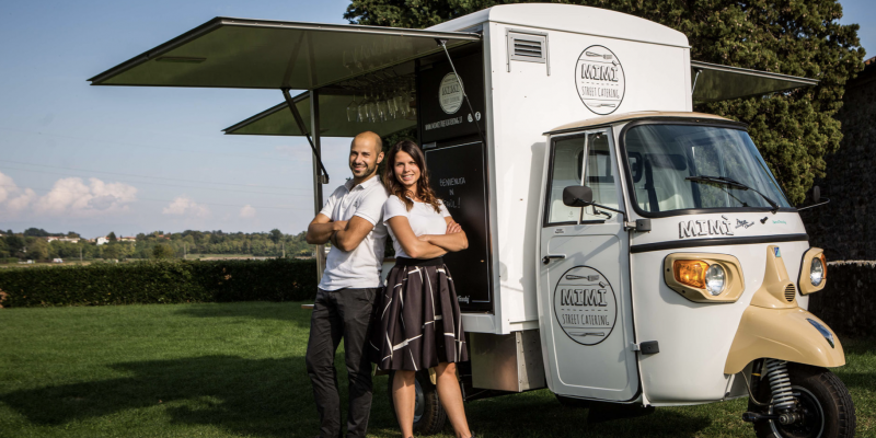 Il catering su ruote, informale ed elegante di Mimì street catering