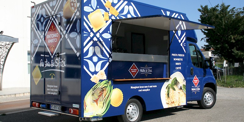 IL FOODTRUCK ANTONIO AMATO: UNO STORICO BRAND DI PASTA ON THE ROAD