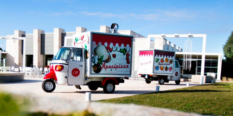 Ape Ritivo e Ape Pizza, le specialità del Relais Il Santissimo